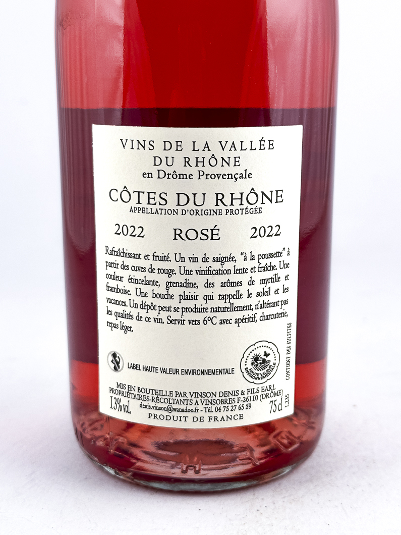 Côtes du Rhône Le Moulin 2022 75 cl Rosé