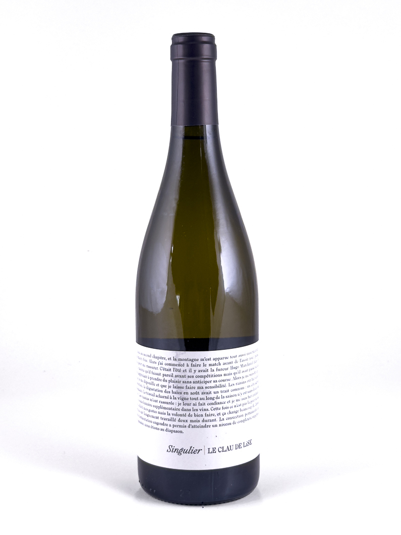 Vin de France Clau de Lise Singulier, BIO 2023 75 cl Blanc