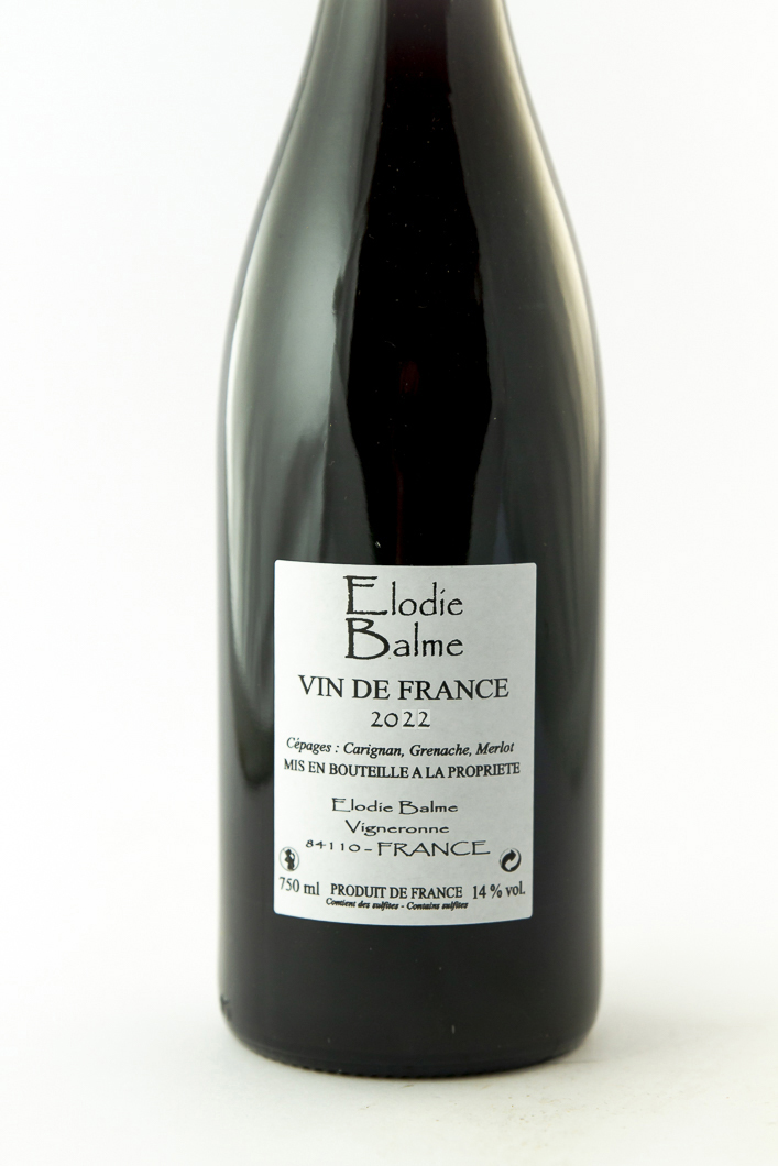 Vin de France Elodie Balme 2022 75 cl Rouge