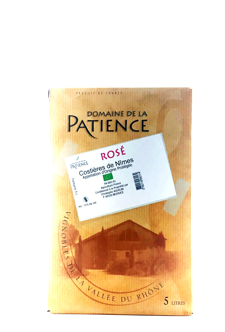 AOP Costières de Nimes La Patience  BIB (cubi) 2023 500 cl Rosé