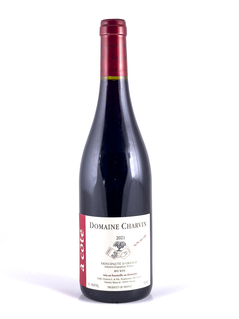 Vin de pays de la Drôme Laurent Charvin A Côté bio 2021 75 cl Rouge