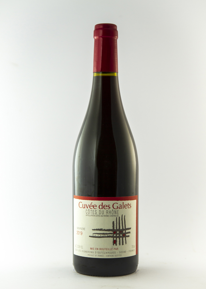 Côtes du Rhône les Vignerons d'Estezargues Cuvée les Galets 2019 75 cl Rouge