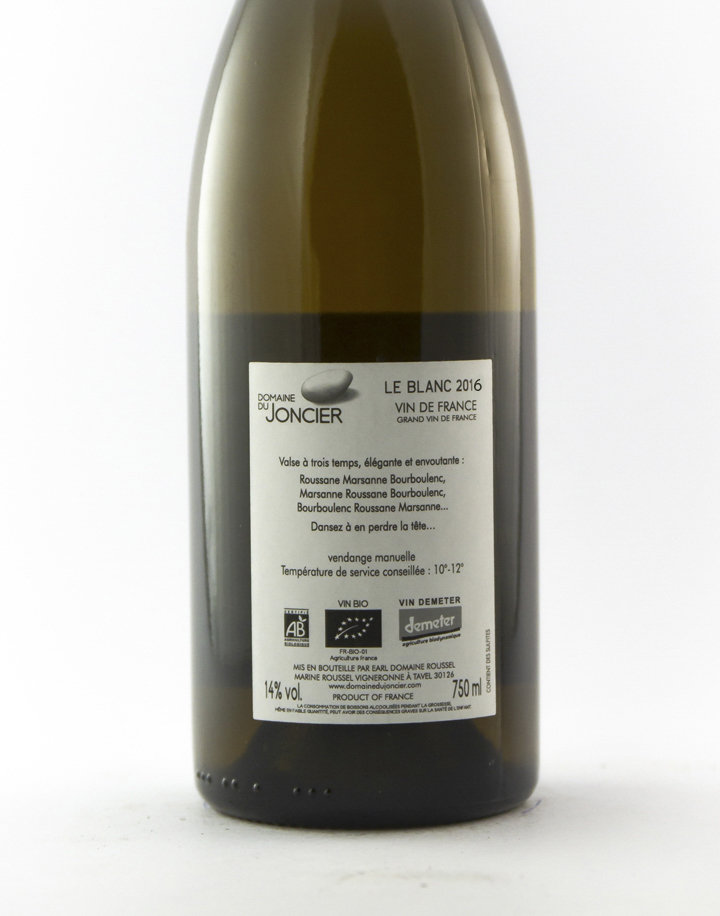 Vin de France Joncier Le Blanc 2016 75 cl Blanc