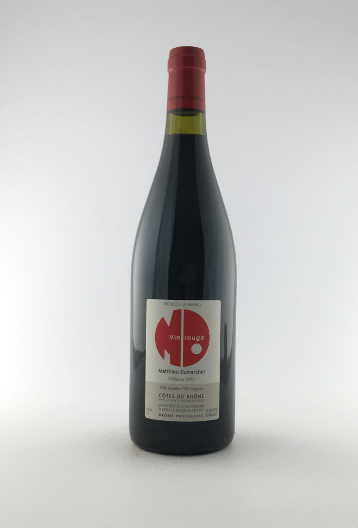 Côtes du Rhône Matthieu Dumarcher Reserve BIO 2015 75 cl Rouge